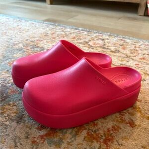 CROCS Pink Mules & Clogs